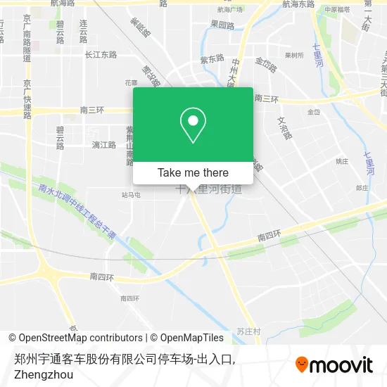 郑州宇通客车股份有限公司停车场-出入口 map