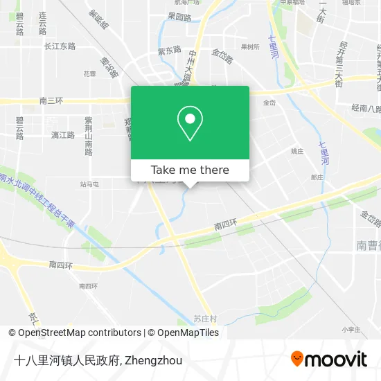 十八里河镇人民政府 map