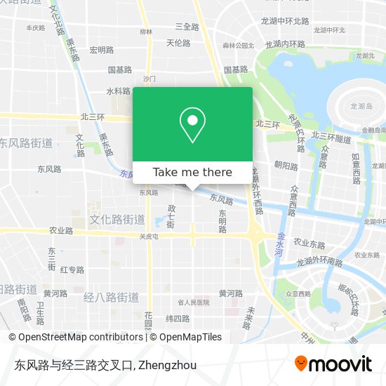东风路与经三路交叉口 map