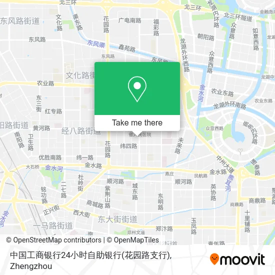 中国工商银行24小时自助银行(花园路支行) map