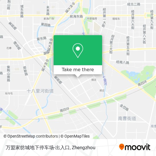 万盟家纺城地下停车场-出入口 map