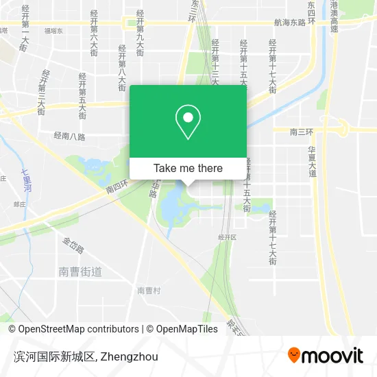 滨河国际新城区 map