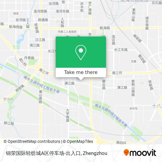 锦荣国际轻纺城A区停车场-出入口 map