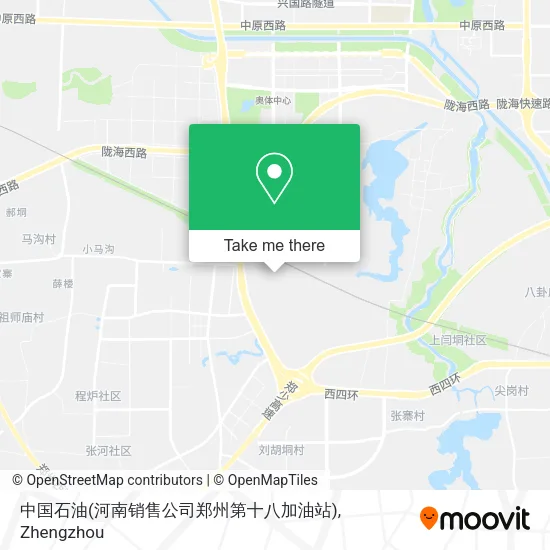 中国石油(河南销售公司郑州第十八加油站) map