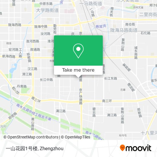 一山花园1号楼 map
