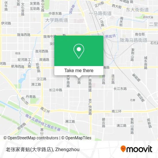 老张家膏贴(大学路店) map