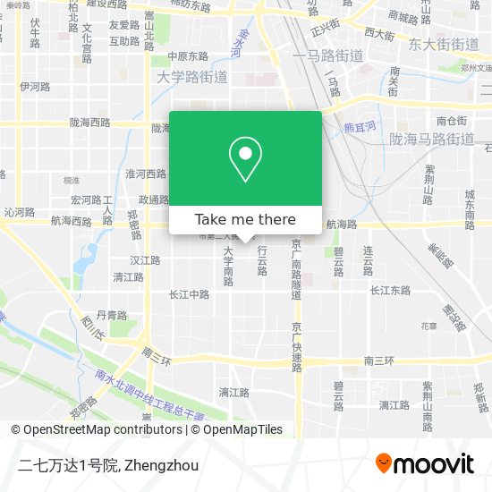 二七万达1号院 map
