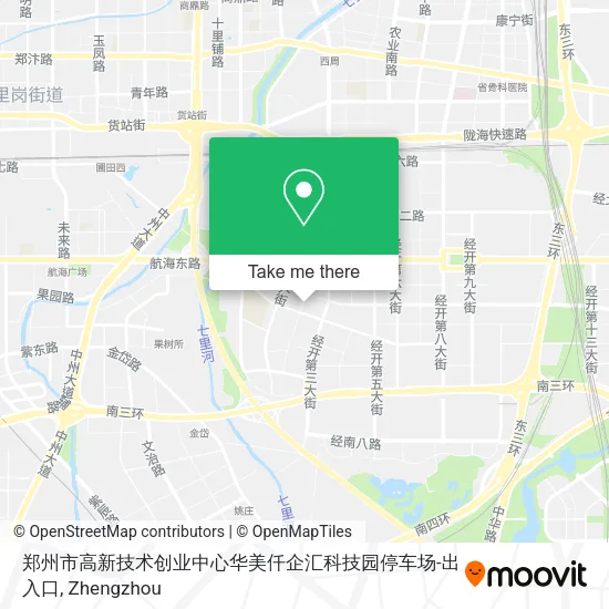 郑州市高新技术创业中心华美仟企汇科技园停车场-出入口 map