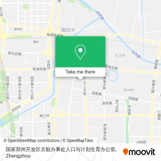 国家郑州开发区京航办事处人口与计划生育办公室 map