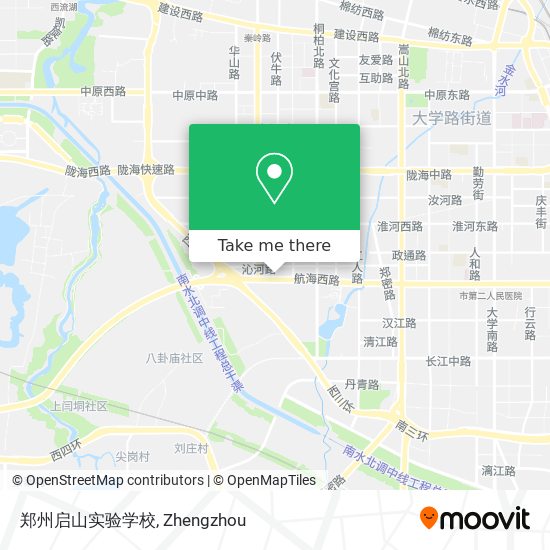 郑州启山实验学校 map