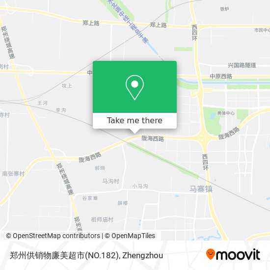 郑州供销物廉美超市(NO.182) map