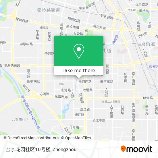 金京花园社区10号楼 map