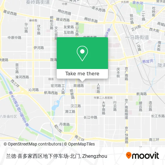 兰德·喜多家西区地下停车场-北门 map