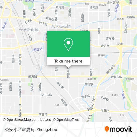 公安小区家属院 map