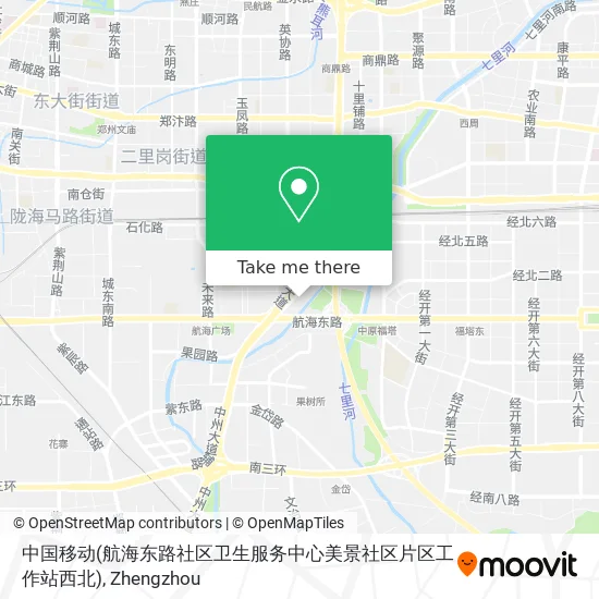 中国移动(航海东路社区卫生服务中心美景社区片区工作站西北) map