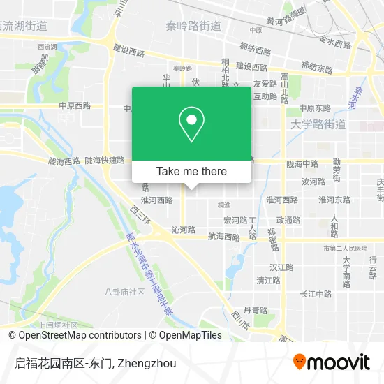 启福花园南区-东门 map