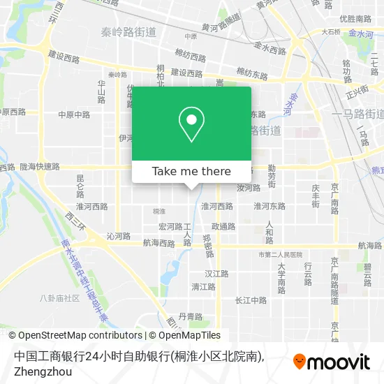 中国工商银行24小时自助银行(桐淮小区北院南) map