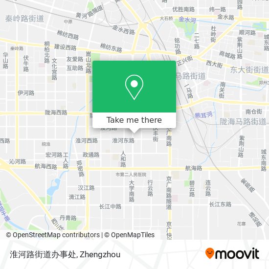 淮河路街道办事处 map