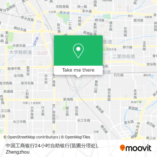 中国工商银行24小时自助银行(苗圃分理处) map