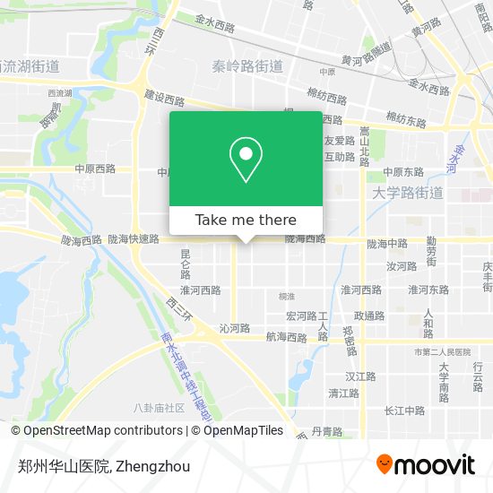 郑州华山医院 map