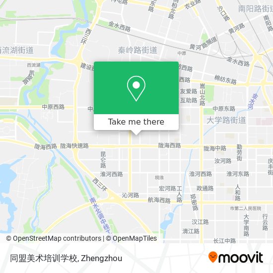 同盟美术培训学校 map