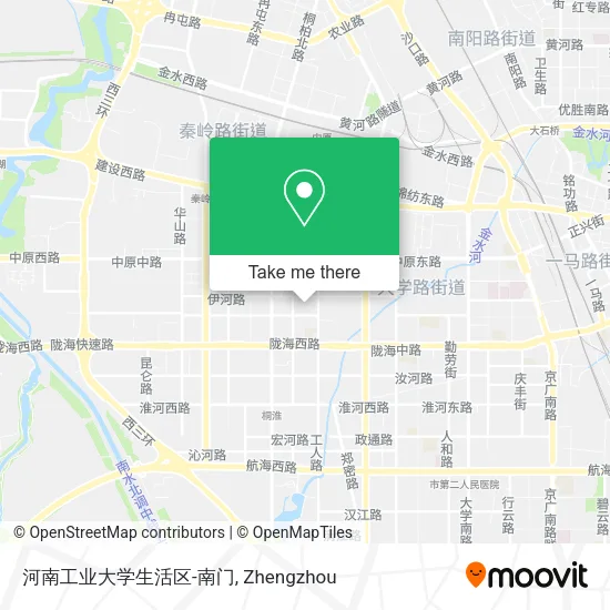 河南工业大学生活区-南门 map