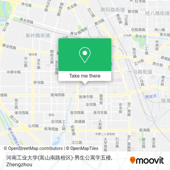 河南工业大学(嵩山南路校区)-男生公寓学五楼 map