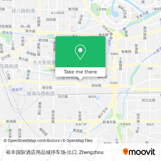 裕丰国际酒店用品城停车场-出口 map