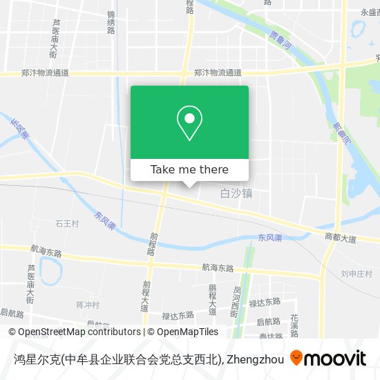鸿星尔克(中牟县企业联合会党总支西北) map