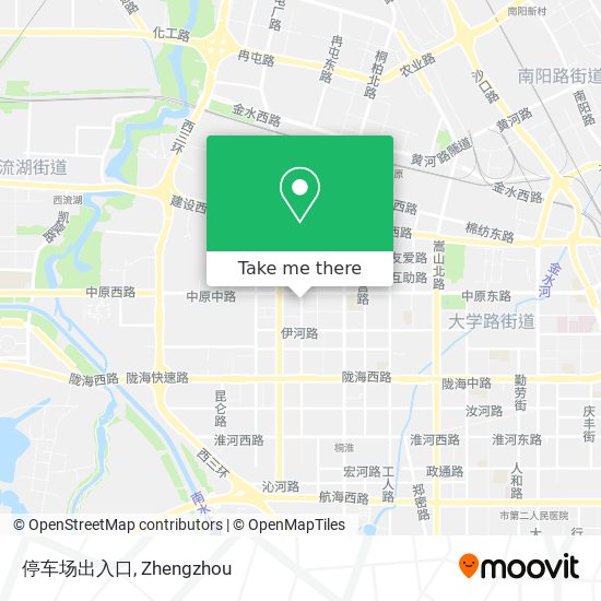 停车场出入口 map