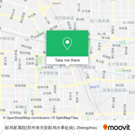 邮局家属院(郑州海关驻邮局办事处南) map