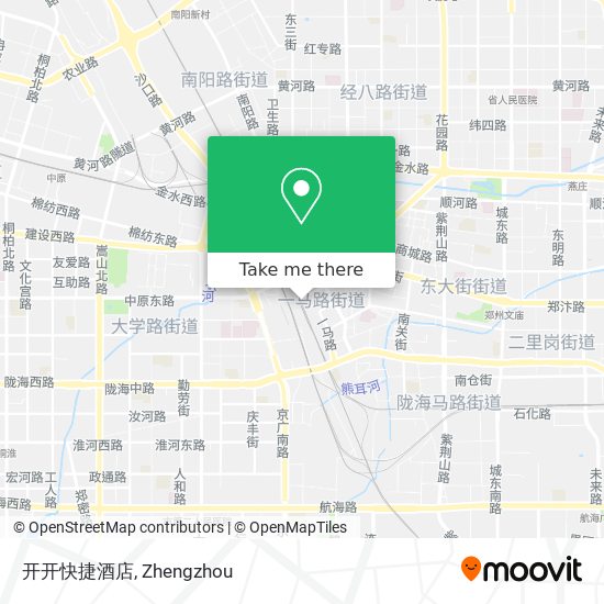 开开快捷酒店 map