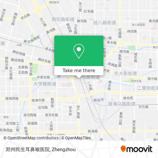郑州民生耳鼻喉医院 map