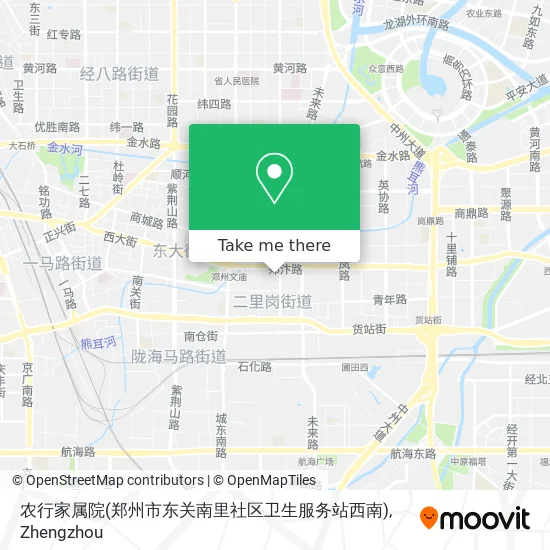 农行家属院(郑州市东关南里社区卫生服务站西南) map