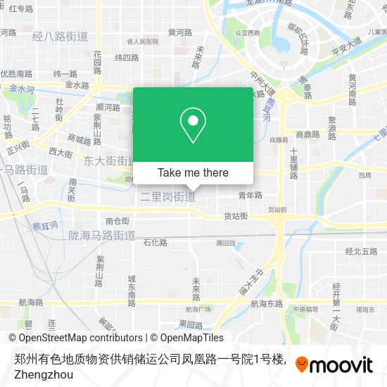 郑州有色地质物资供销储运公司凤凰路一号院1号楼 map