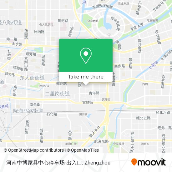 河南中博家具中心停车场-出入口 map