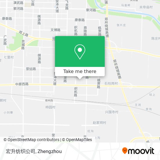 宏升纺织公司 map