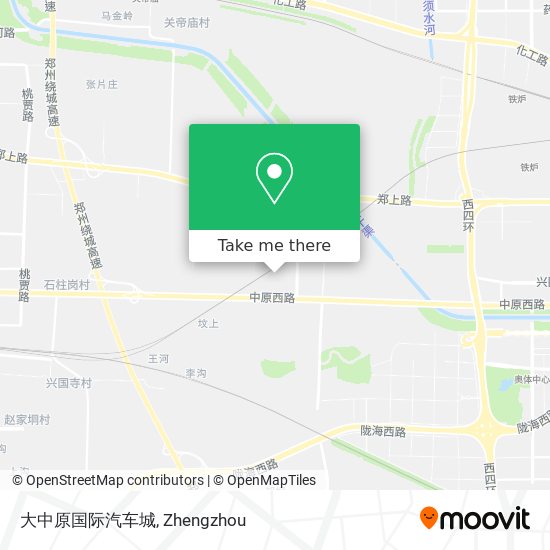 大中原国际汽车城 map