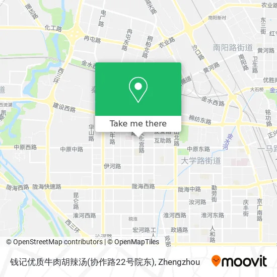 钱记优质牛肉胡辣汤(协作路22号院东) map