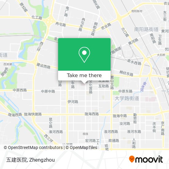 五建医院 map