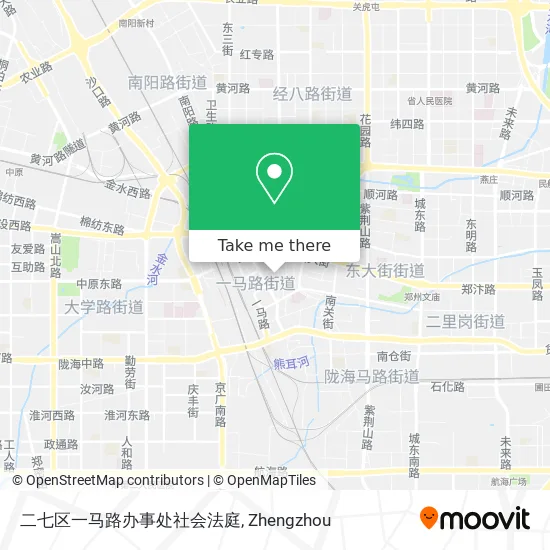 二七区一马路办事处社会法庭 map