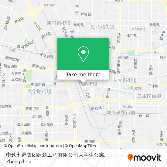 中铁七局集团建筑工程有限公司大学生公寓 map