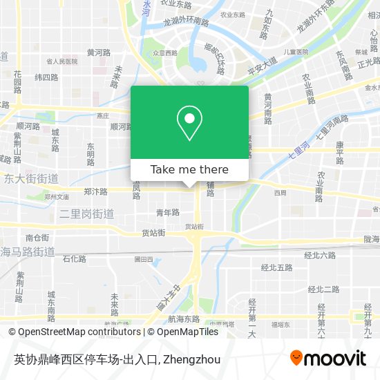 英协鼎峰西区停车场-出入口 map