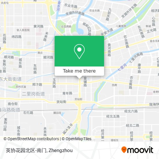 英协花园北区-南门 map