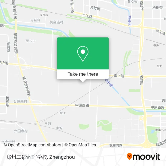 郑州二砂寄宿学校 map