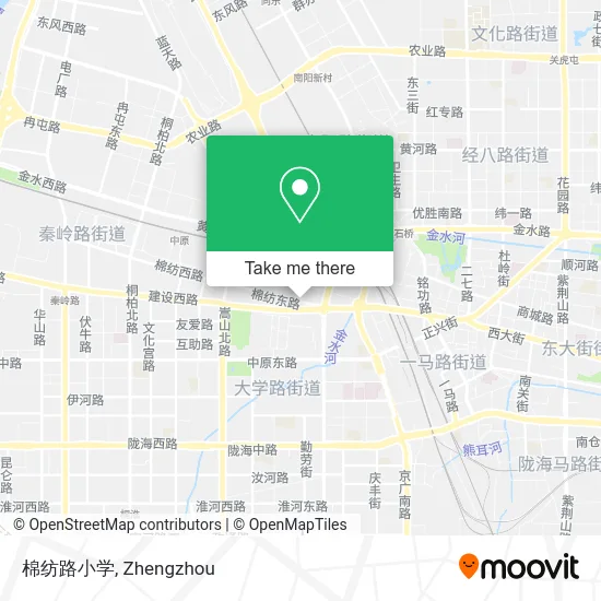 棉纺路小学 map