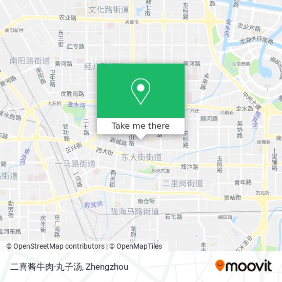 二喜酱牛肉·丸子汤 map