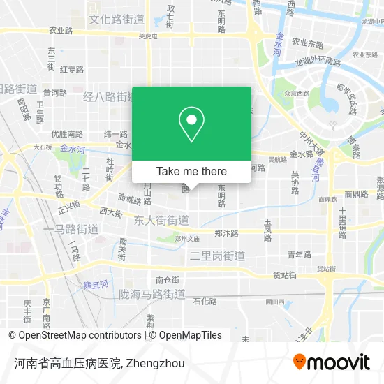 河南省高血压病医院 map
