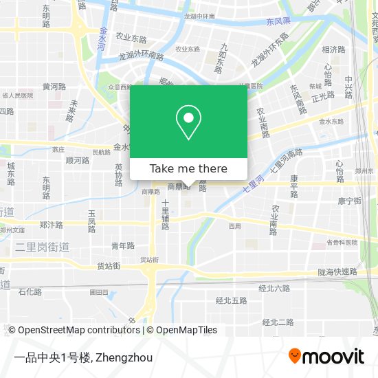 一品中央1号楼 map