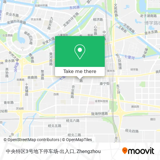 中央特区3号地下停车场-出入口 map